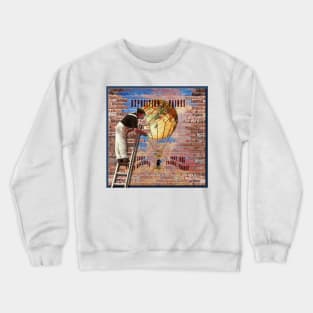 Exposition De Paires 1906 Balloon Mural Crewneck Sweatshirt